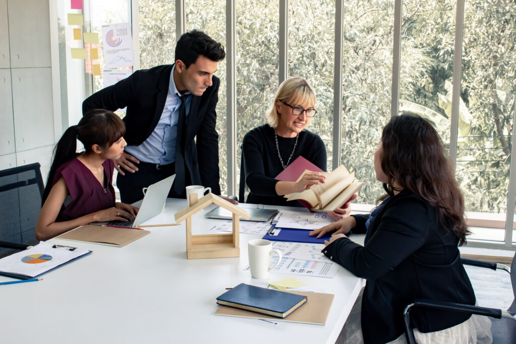 A group of business development professionals